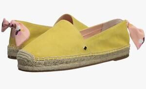 Kate Spade Grayson Espadrille Roasted Maize Bow 9M